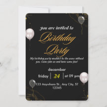 Celebrate in Style - Personalized Birthday Card