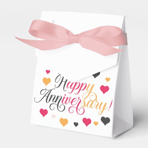 Celebrate in Style with Our Happy Anniversary Favor Boxes