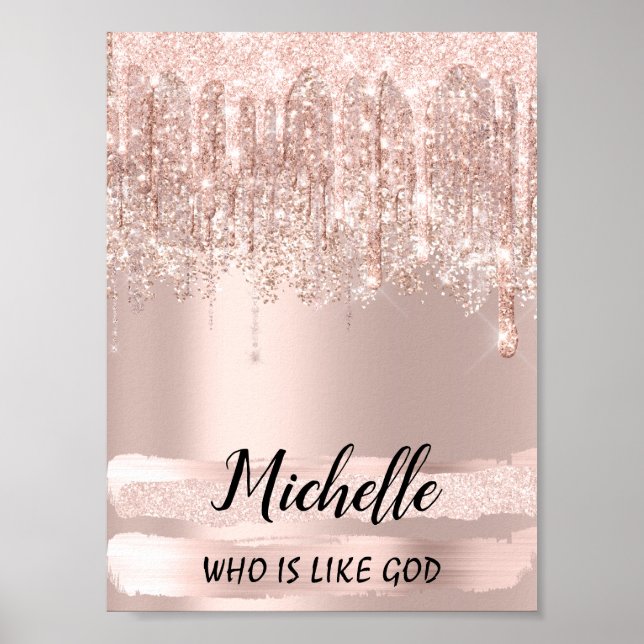 Celebrate in Style with the Michelle Name Meaning  Poster (Front)