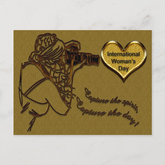 Celebrate - International Woman's Day Postcard (Front)