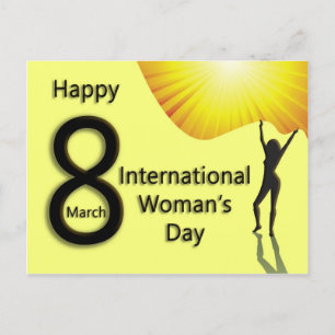 Celebrate - International Woman's Day Postcard