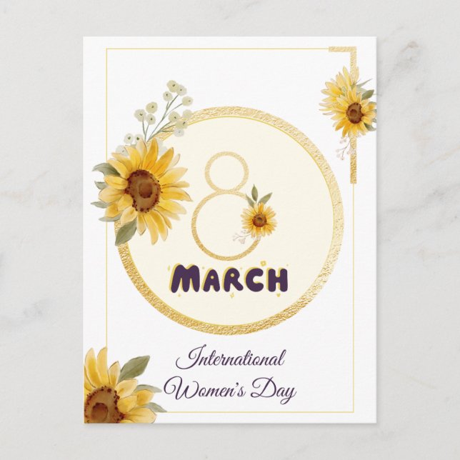 Celebrate international women's day 2025  Postcard (Front)