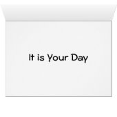 "CELEBRATE-IT IS YOUR DAY" CARDS (Inside Horizontal (Bottom))