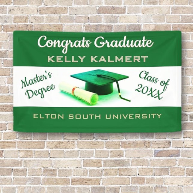 Celebrate it! Master's Degree Graduation  Banner (Creator Uploaded)