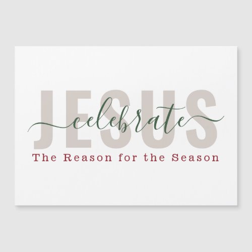 Celebrate Jesus The Reason for Season Card