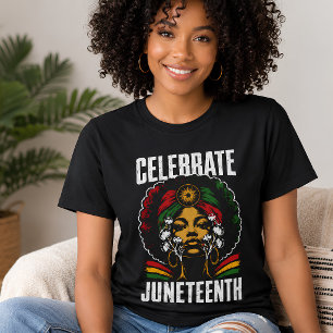 Celebrate Juneteenth African American Freedom Day T-Shirt