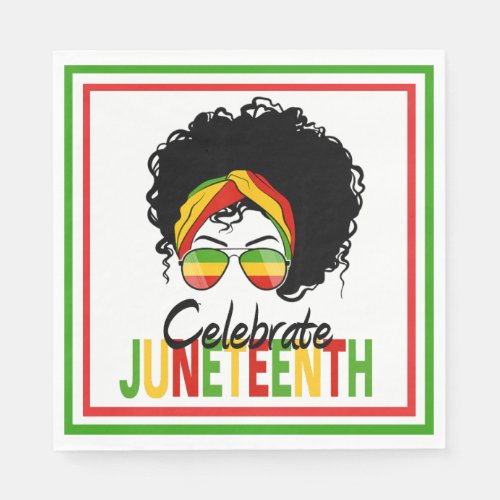 Celebrate Juneteenth Napkins