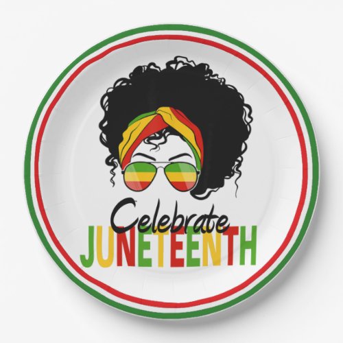 Celebrate Juneteenth Paper Plates