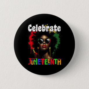Celebrate Juneteenth Shirt Women African Black His Button