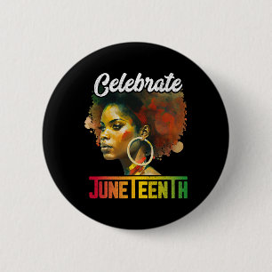 Celebrate Juneteenth Shirt Women African Black His Button