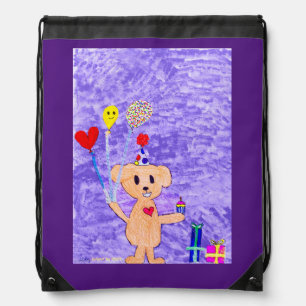 Celebrate - Kids Art for CHOC Drawstring Bag
