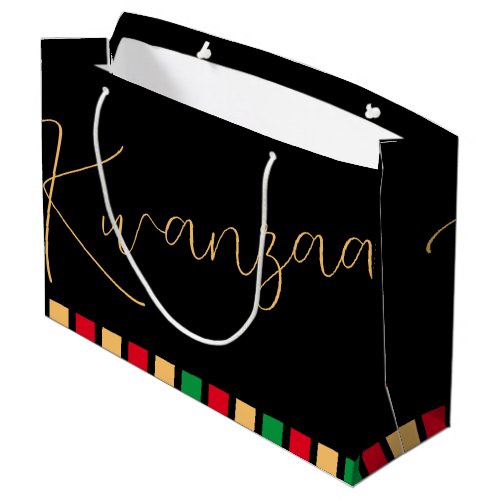 Celebrate Kwanzaa Large Gift Bag
