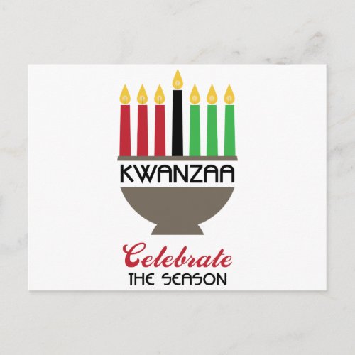 Celebrate Kwanzaa Postcard
