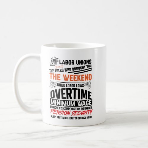 Celebrate Labor Unions Legacy  Coffee Mug