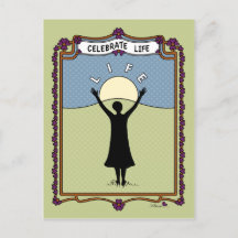 Celebrate Life A_ Postcard