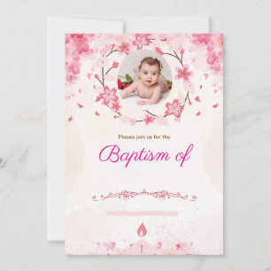 Celebrate Life and Faith with a Special Baptism  Invitation
