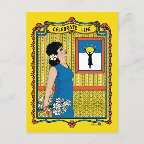 Celebrate Life_B_ Postcard