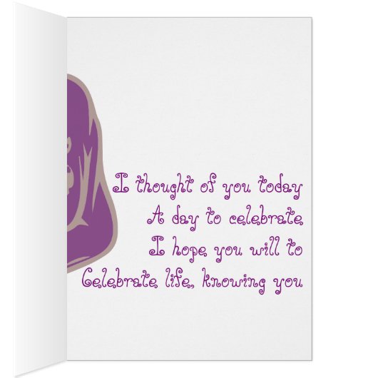 Celebrate Life card (Inside (Right))