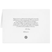 Celebrate Life Cards (Back Horizontal)