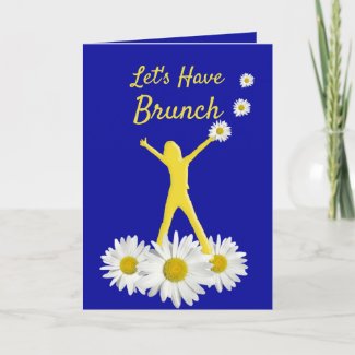 Celebrate Life Friendship Daisies Brunch Invite