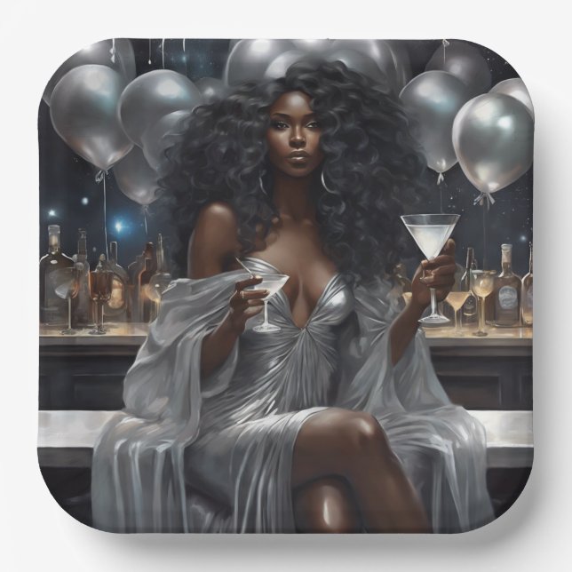 Celebrate like a Goddess Square Plates (Front)