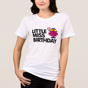 Celebrate Little Miss Birthday Tri-Blend Shirt