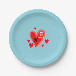 Celebrate Livin' The Dream! Paper Plates