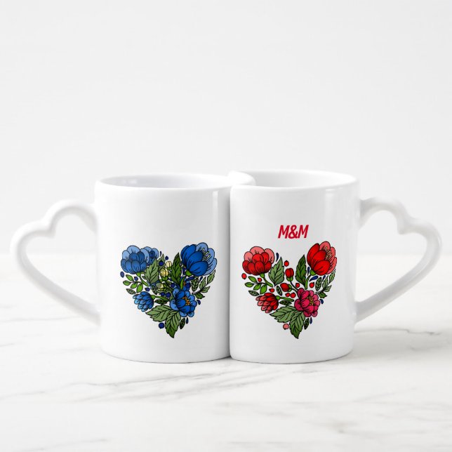 celebrate love coffee mug set (Front Nesting)