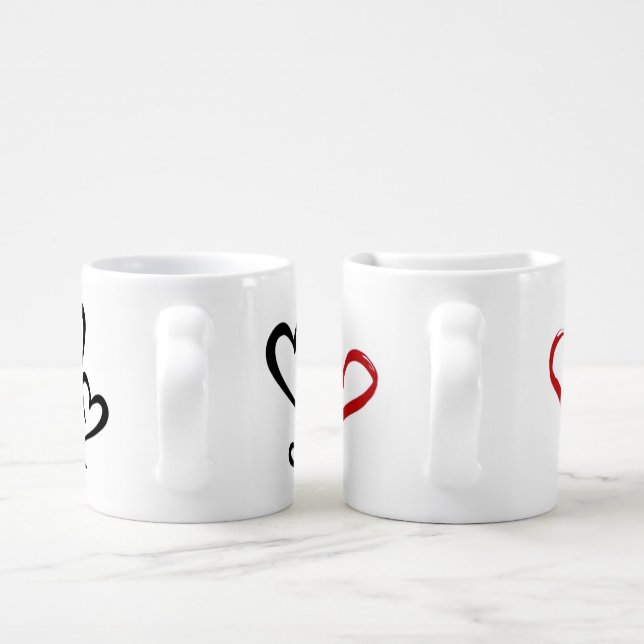 Celebrate love coffee mug set (Handle)