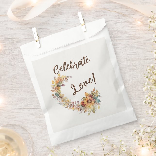 Celebrate Love Favor Bag (Clipped)
