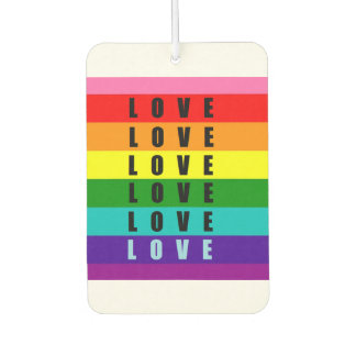 Celebrate love, pride, and authenticity air freshener