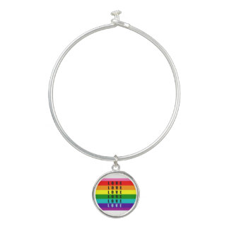 Celebrate love, pride, and authenticity bangle bracelet