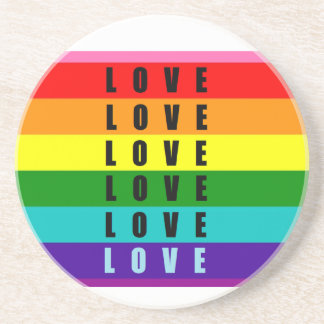 Celebrate love, pride, and authenticity coaster
