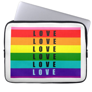 Celebrate love, pride, and authenticity  laptop sleeve