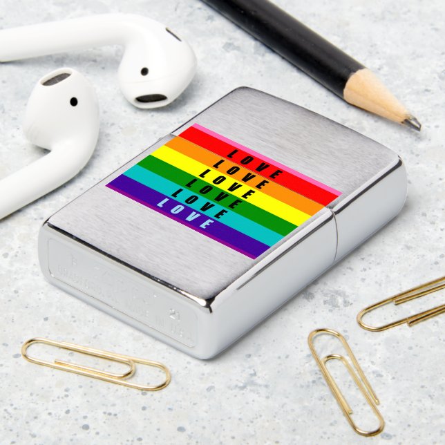 Celebrate love, pride, and authenticity  zippo lighter (On Table 2)