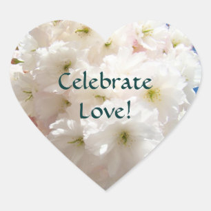 Celebrate Love! stickers Pink Flower Blossoms