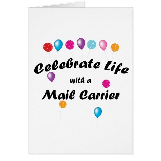 Celebrate Mail Carrier Cards (Front)