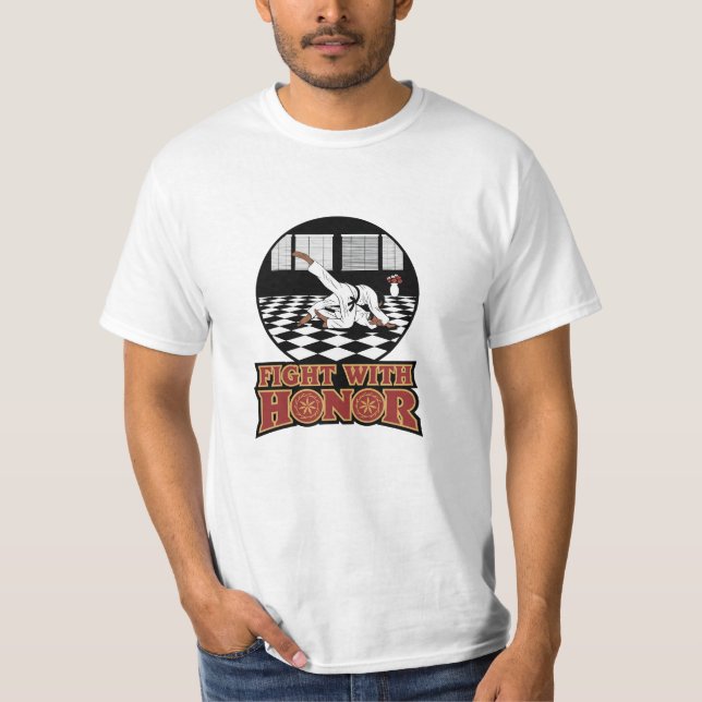 Celebrate Martial Arts with Judo Designs T-Shirt (Front)
