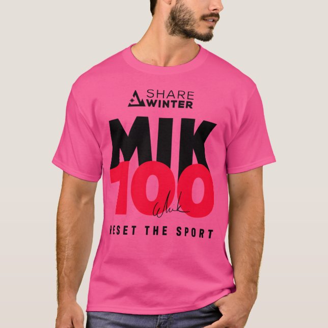 Celebrate Mikaela'S 100Th Win And Support Share Wi T-Shirt (Front)