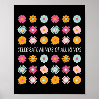 Celebrate Minds Of All Kinds Neurodiversity Adhd A Poster