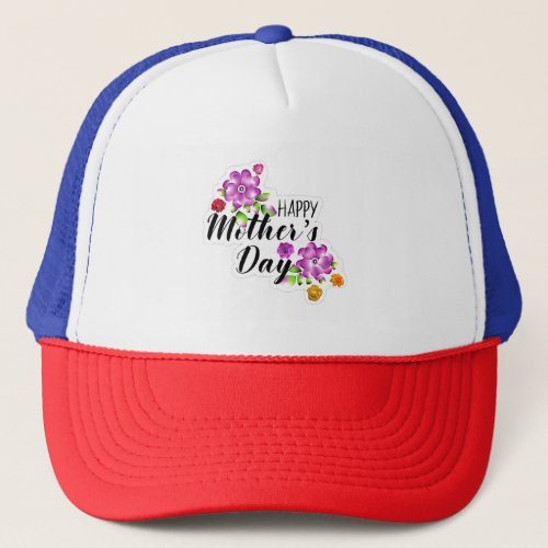 Celebrate Mom  Joy Happy Mothers Day Collection Trucker Hat