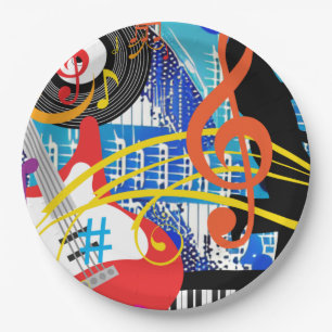 Celebrate Music Paper Plates