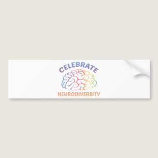 Celebrate Neurodiversity Bumper Sticker