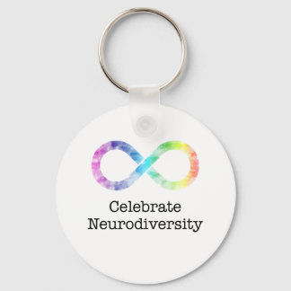 Celebrate Neurodiversity Keychain