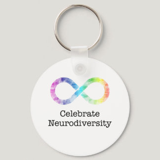 Celebrate Neurodiversity  Keychain