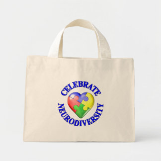 Celebrate Neurodiversity Mini Tote Bag