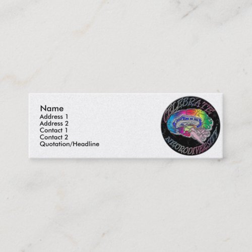 Celebrate Neurodiversity Profile Card