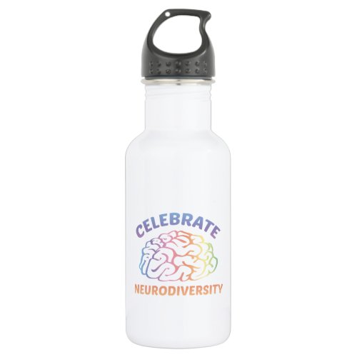 Celebrate Neurodiversity Water Bottle