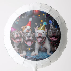 Celebrate New Year & Holidays with Pitbull Dogs Balloon