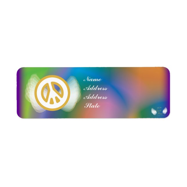 Celebrate New Year Mail Address Label-Customize Label (Front)